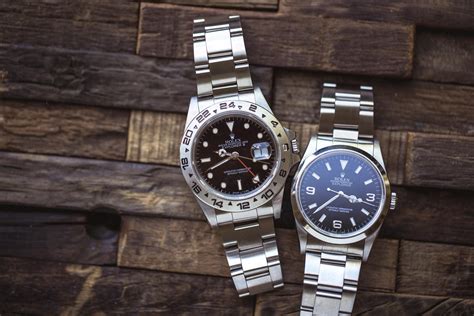 rolex explorer i vs ii